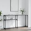 vidaXL Konzolna mizica siva sonoma 145x22,5x75 cm inženirski les
