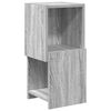 vidaXL Kotna omarica 25,5x25x55cm Inženirski les Siva Sonoma