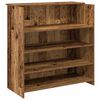 vidaXL Sprejemna miza starinski les 100x50x103,5 cm inženirski les
