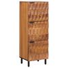 vidaXL Visok predalnik Acacia rjav fini&scaron; 40 x 33 x 110 cm