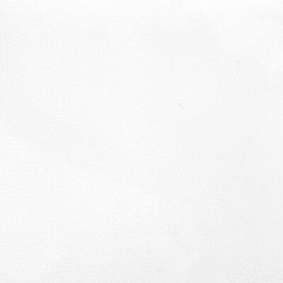 vidaXL Vzglavje z ušesi belo 203x23x118/128 cm umetno usnje