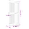 vidaXL Vrata NARVIK Naravna 100 x 210 cm Masiven borov les