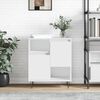vidaXL Komoda bela 60x35x70 cm inženirski les