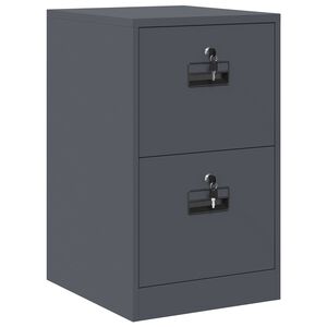 vidaXL Kabinet za datoteke s predalom Antracit 44 x 50 x 106.5 cm
