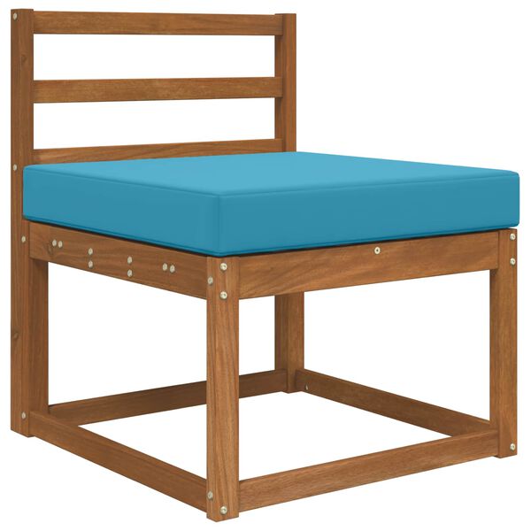 vidaXL Zunanja blazina za kavč Kraljevo modra 60 x 60 x 8 cm Poliester