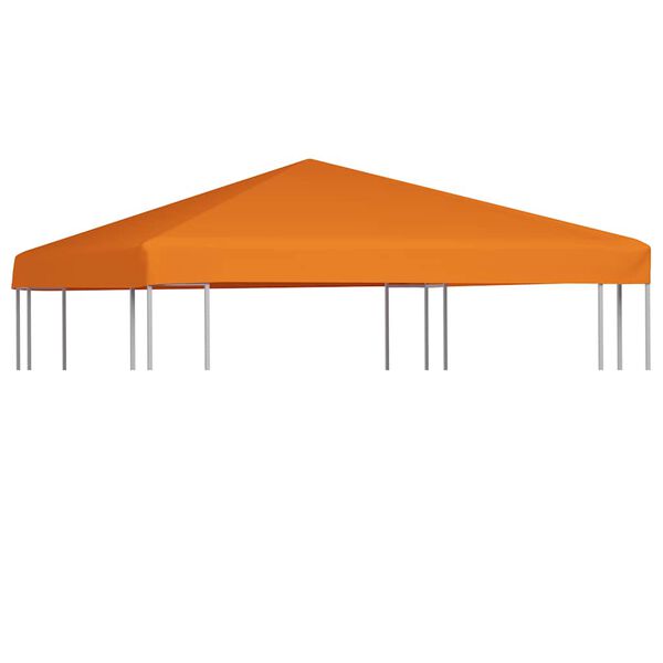 vidaXL Streha za paviljon 310 g/m&sup2; 3x3 m oranžna