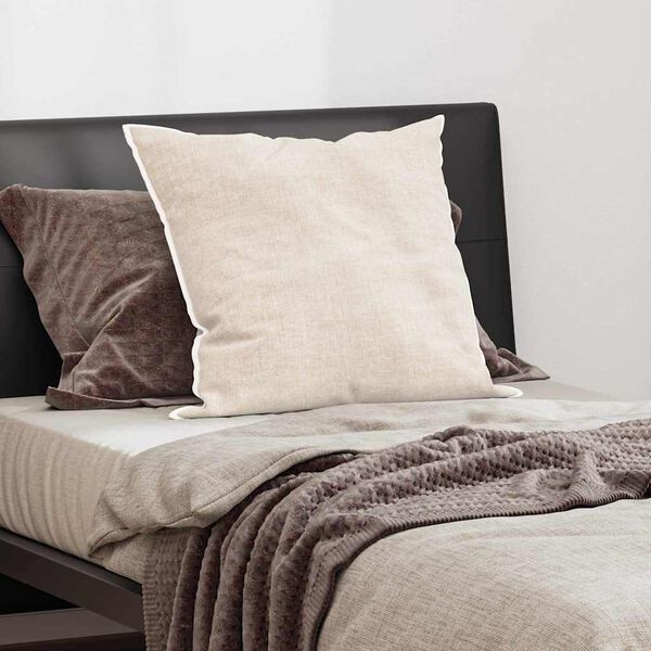 vidaXL Vzglavnik z blazino Bela 60 x 70 cm Bombaž