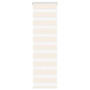 vidaXL Zebra zavesa marmor bež 45x100 cm &scaron;irina blaga 40,9 cm poliester