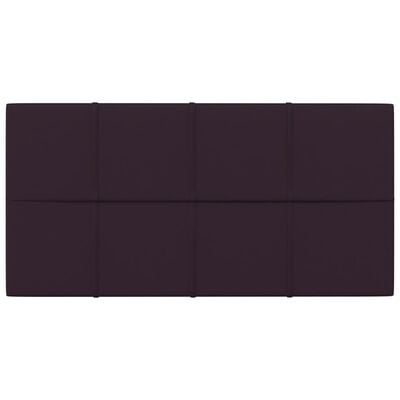 vidaXL Stenski paneli 12 kosov vijolični 60x30 cm blago 2,16 m²