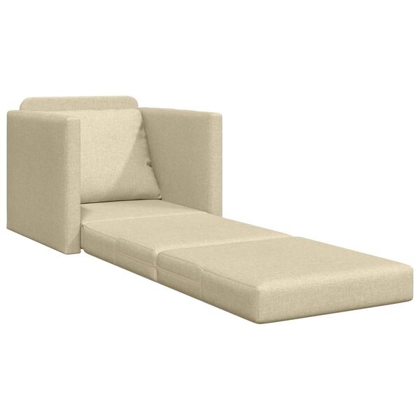 vidaXL Sofa postelja 60cm krema blago