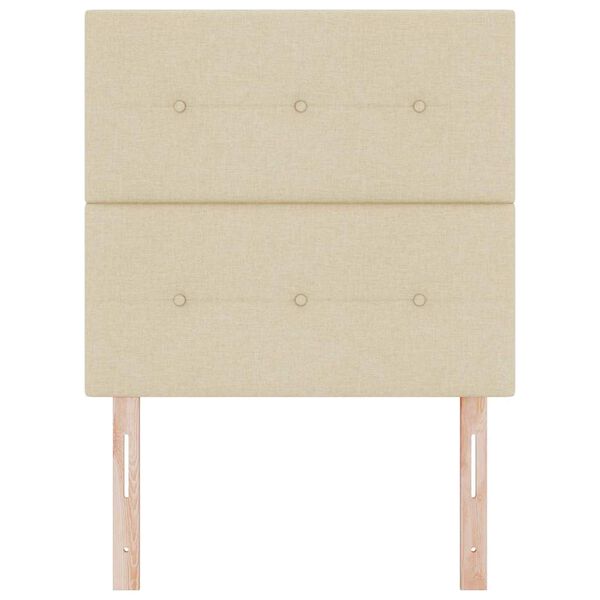 vidaXL Vzglavje z vzglavjem krema 100 cm Umjetno usnje