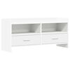 vidaXL TV omarica 100 x 33 x 47 cm Bela Inženirski les