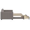 vidaXL Izvlečna dnevna postelja s predali taupe 80x200 cm blago