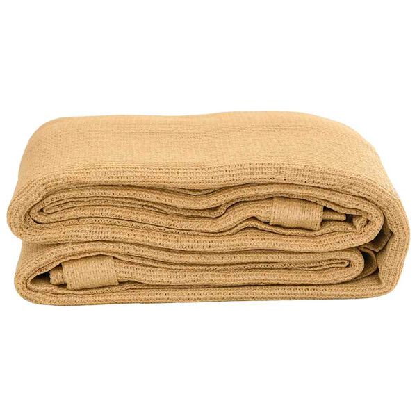 vidaXL Preproga za šotor peščena 250x200 cm HDPE