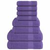 vidaXL 8-delni komplet brisač FROGN vijoličen 360 g/m&sup2;