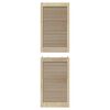 vidaXL Vrata omare z vrati 2 pcs Naravna 170 x 2,1 x 49,5 cm
