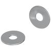 vidaXL Podložke 2 pcs srebrna 18 x 18 x 1,2 mm elezo