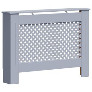vidaXL Pokrov za radiator antraciten 112x19x81,5 cm mediapan