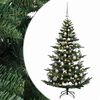 vidaXL Umetna božična jelka z bučko 120 cm 150 LED Toplo bela