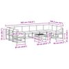 vidaXL Zunanja garnitura za sedenje 11 pcs Naravna in smetana