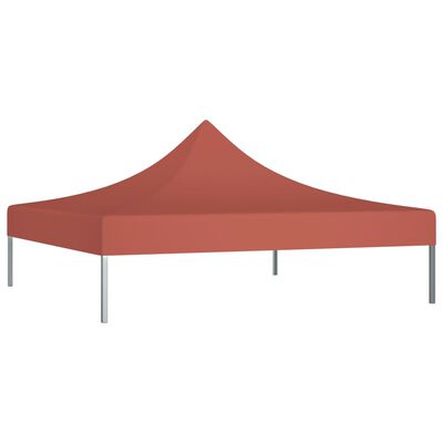 vidaXL Streha za vrtni šotor 3x3 m terakota 270 g/m²