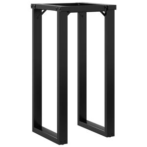 vidaXL Noge za jedilno mizo O-okvir 40x40x73 cm jeklo