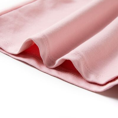 Otroška obleka z vrvico svetlo roza 92