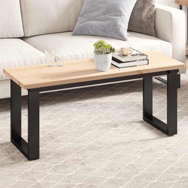 vidaXL Mizna plo&scaron;ča 110x40x2,5 cm pravokotna trdna borovina