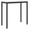 vidaXL Barska miza Bela 110 x 55 x 105 cm Masivno borovo les