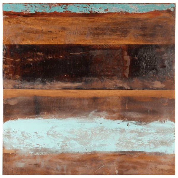 vidaXL Kvadratna mizna plošča 80x80 cm 25-27 mm trden predelan les