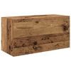 vidaXL Kopalni&scaron;ka stenska omarica starinski les 60x25x30 cm inž. les