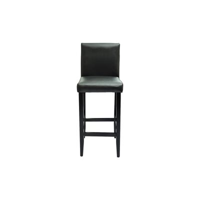 vidaXL Barski stolčki 2 kosa črno umetno usnje