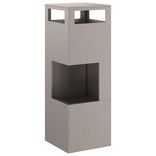 vidaXL Ogenj Rjava 35 x 35 x 100 cm Jeklo