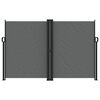 vidaXL Zložljiva stranska tenda antracitna 160x1200 cm