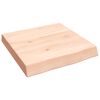 vidaXL Kopalni&scaron;ki pult 40x40x(2-6) cm neobdelan trden les