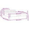 vidaXL Otomanski posteljni okvir z vzmetnico taupe 160x200 cm blago