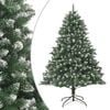 vidaXL Umetna novoletna jelka s stojalom 210 cm PVC