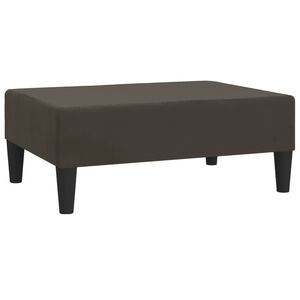 vidaXL Stolček za noge temno siv 78x56x32 cm žamet