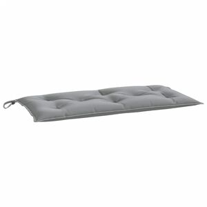 vidaXL Blazina za vrtno klop siva 110x50x7 cm oxford tkanina