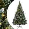 vidaXL Umetna novoletna jelka 300 LED diod 240 cm