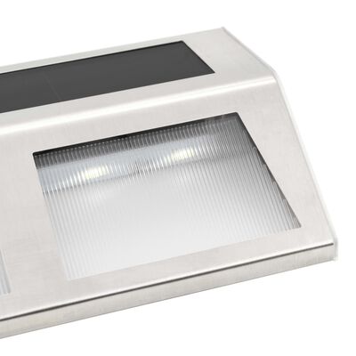vidaXL Solarne svetilke 4 kosi LED diode toplo bela svetloba