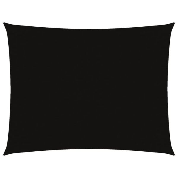 vidaXL Senčno jadro oksford blago pravokotno 3x6 m črno