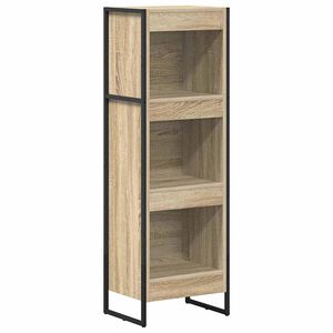 vidaXL Knjigovni omar 40 x 30 x 121 cm Inženirski les Sonoma