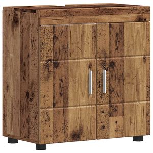 vidaXL Komplet omaric za kopalnico TULUM Star les 60 x 34 x 63 cm