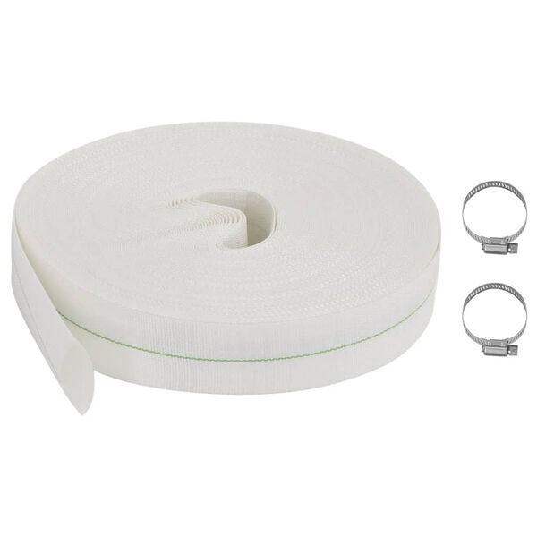 vidaXL Ploščata cev 50 m 1" PE