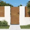 vidaXL Vrtna vrata 85x200 cm Corten jeklo