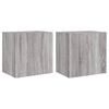 vidaXL Stenske TV omarice 2 kosa siva sonoma 40,5x30x40 cm inž. les