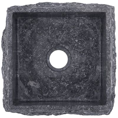 vidaXL Umivalnik siv 30x30x13 cm marmor