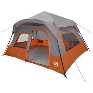 vidaXL Takoj&scaron;nji &scaron;otor Siva in oranžna 340 x 280 x 190 cm