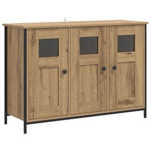 vidaXL Strani &scaron;al Artisan hrast 100 x 35 x 70 cm Inženirski les